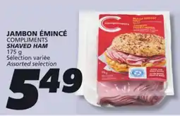 IGA COMPLIMENTS SHAVED HAM offer