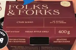 IGA FOLKS & FORKS FRESH PREPARED MEAL OR MEAL-SOUP offer