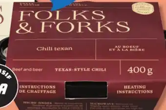 IGA FOLKS & FORKS FRESH PREPARED MEAL OR MEAL-SOUP offer