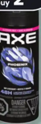 IGA AXE BODY CARE PRODUCTS offer