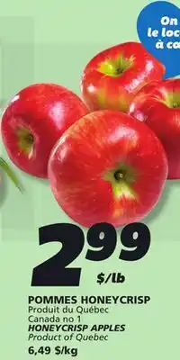 IGA HONEYCRISP APPLES offer