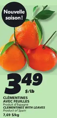 IGA CLEMENTINES WITH LEAVES offer