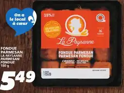 IGA LA PAYSANNE PARMESAN FONDUE offer