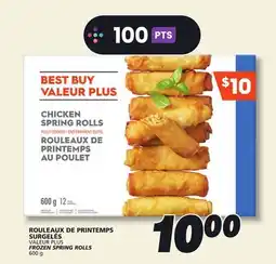 IGA VALEUR PLUS FROZEN SPRING ROLLS offer