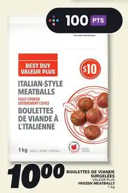 IGA VALEUR PLUS FROZEN MEATBALLS offer