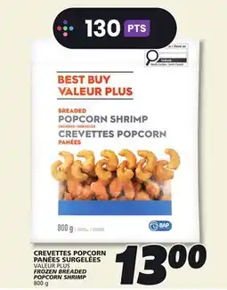 IGA VALEUR PLUS FROZEN BREADED POPCORN SHRIMP offer