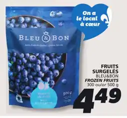 IGA BLEU&BON FROZEN FRUITS offer