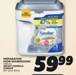 IGA SIMILAC INFANT FORMULA POWDER offer