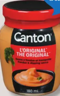 IGA CANTON DIPPING SAUCE FOR FONDUE offer