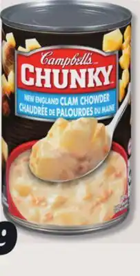 IGA CAMPBELL'S CHUNKY CHOWDER OR SOUP offer