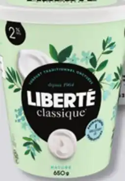 IGA YOPLAIT LIBERTÉ CLASSIQUE YOGURT offer