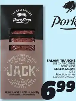 IGA LES CHARCUTIERS PORK SHOP SLICED SALAMI offer