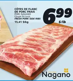 IGA FRESH PORK SIDE RIBS offer