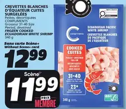 IGA COMPLIMENTS FROZEN COOKED ECUADORIAN WHITE SHRIMP offer