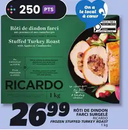 IGA RICARDO FROZEN STUFFED TURKEY ROAST offer