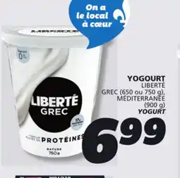 IGA LIBERTÉ GREC YOGURT offer