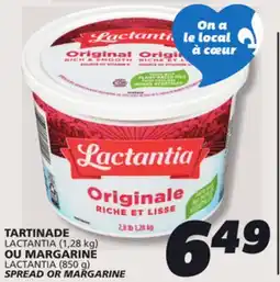 IGA LACTANTIA SPREAD OR MARGARINE offer
