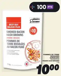 IGA VALEUR PLUS FROZEN HASH BROWNS offer