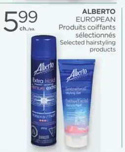 Proxim ALBERTO Selected hairstyling products offer