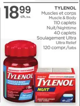 Proxim TYLENOL Muscle & Body Nighttime Ultra Relief offer