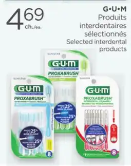 Proxim G•U•M Selected interdental products offer