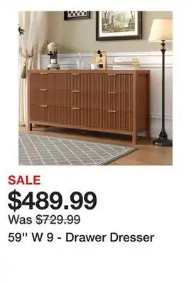 Wayfair 59'' W 9 - Drawer Dresser offer