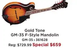Long & McQuade GOLD TONE GM-35 F-STYLE MANDOLIN offer