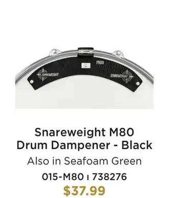 Long & McQuade SNAREWEIGHT M80 DRUM DAMPENER-BLACK offer