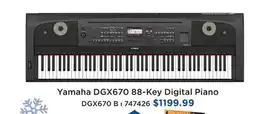 Long & McQuade YAMAHA DGX670 88-KEY DIGITAL PIANO offer