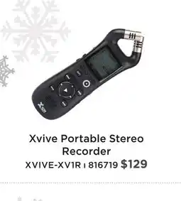 Long & McQuade XVIVE PORTABLE STEREO RECORDER offer