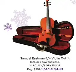 Long & McQuade SAMUEL EASTMAN 4/4 VIOLIN OUTFIT offer