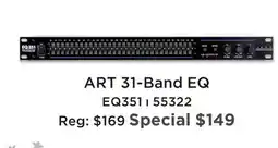 Long & McQuade ART 31-BAND EQ offer