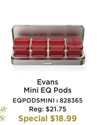Long & McQuade EVANS MINI EQ PODS offer