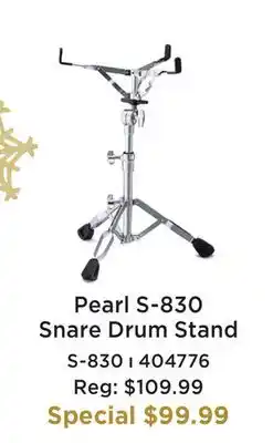 Long & McQuade Pearl S-830 Snare Drum Stand offer