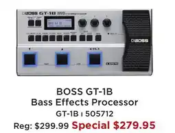 Long & McQuade BOSS GT-1B BASS EFFECTS PROCESSOR offer