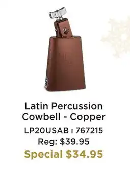 Long & McQuade LATIN PERCUSSION COWBELL - COPPER offer