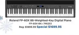 Long & McQuade ROLAND FP-60X 88-WEIGHTED-KEY DIGITAL PIANO offer