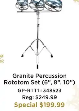 Long & McQuade GRANITE PERCUSSION ROTOTOM SET offer