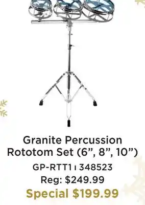 Long & McQuade GRANITE PERCUSSION ROTOTOM SET offer