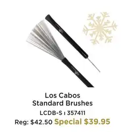 Long & McQuade LOS CABOS STANDARD BRUSHES offer