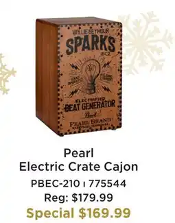 Long & McQuade PEARL ELECTRIC CRATE CAJON offer