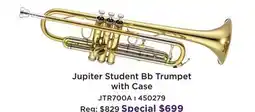 Long & McQuade JUPITER STUDENT BB TRUMPET WITH CASE offer