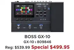 Long & McQuade BOSS GX-10 offer