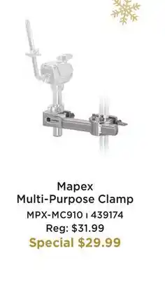 Long & McQuade MAPEX MULTI-PURPOSE CLAMP offer