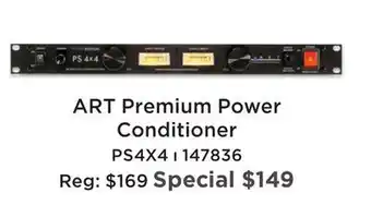 Long & McQuade ART PREMIUM POWER CONDITIONER offer