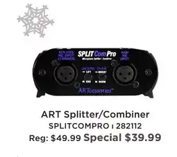 Long & McQuade ART SPLITTER/COMBINER offer