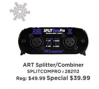 Long & McQuade ART SPLITTER/COMBINER offer