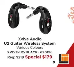 Long & McQuade XVIVE AUDIO U2 GUITAR WIRELESS SYSTEM offer
