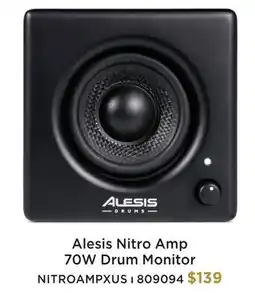 Long & McQuade ALESIS NITRO AMP 70W DRUM MONITOR offer