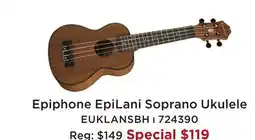 Long & McQuade EPIPHONE EPILANI SOPRANO UKULELE offer